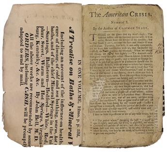 (AMERICAN REVOLUTION--1776.) [Paine, Thomas.] The American Crisis.
